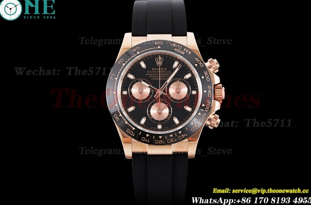 116515 Black RG KING Stk RU SA4130 40mm Daytona 0408